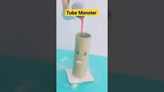 Thumbnail: Halloween Science Experiments for Preschoolers | Tube Monster #halloween #shorts #scienceexperiment