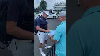 Thumbnail: Ian Poulter signs autographs for The SI KING  8-6-26