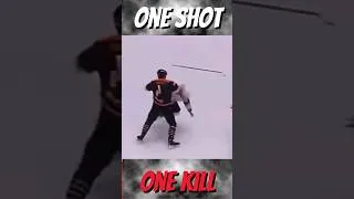 Thumbnail: ONE PUNCH KNOCKOUT #shorts #hockey #nhl #hockeyfight #blockchainbets