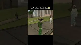 Thumbnail: She Forgot To Be Scared 💀 | GTA San Andreas #viral #gta #gaming #shorts #gtasanandreas