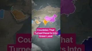Thumbnail: 5 Countries That Turned Deserts Into Green Land#Shorts #AmazingFacts #Desert #WorldFacts