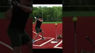 Thumbnail: Being Deliberate Hitting off a Tee For Softball
