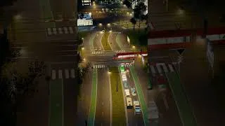 Thumbnail: Most Busy Railway Crossing in Downtown #citiesskylines # #citybuildinggame #shorts
