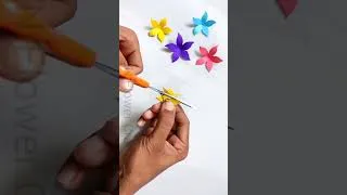 Thumbnail: How to make paper flower easy #shorts #youtubeshorts #shortsfeed #diy