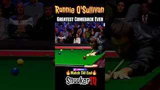Thumbnail: Ronnie O’Sullivan’s UNBELIEVABLE Comeback vs Judd Trump | Full Highlights#RonnieOSullivan#Snooker