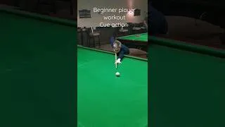 Thumbnail: Beginner level - Workout on cue action #snooker #shorts