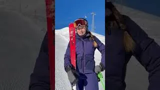 Thumbnail: Double-gold Olympian Tina Maze talks to Snow Magazine on the slopes Arosa, Switzerland ❄️