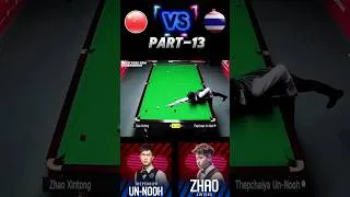 Thumbnail: F1 Thepchaiya 🇹🇭 vs Xhao Xintong🇨🇳Part-13 #snsnooker30 #shorts #shortfeed #trending #snooker