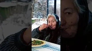 Thumbnail: Grandma’s Simple Life = Real Happiness! ❄️🥣#village #cooking #simplelife #outdoors