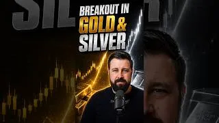 Thumbnail: GOLD & SILVER BREAKOUT! MINERS LEAD! #gold #silver #shorts