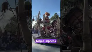 Thumbnail: Magic happens for little girl sitting next to me at Magic Happens Parade in Disneyland #shorts