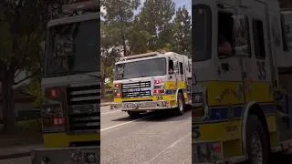 Thumbnail: VCFD Truck 35 responding to a medical emergency in 34s.