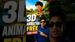 Thumbnail: Mobile से FREE 3D Animation Videos Kaise Banaye 😱 | Consistent Character #ai #viralshorts #grokai