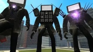 Thumbnail: NEW MECHA TV MAN ARMY VS ALL SKIBIDI TOILETS! (Garry's Mod)