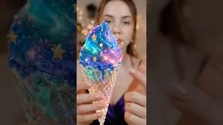 Thumbnail: I Ate an Ice Cream From Another Galaxy 🌌🍦✨ #asmr #asmrgirl #satisfying