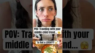 Thumbnail: I don’t have to sit in the back of the plane?!SCORE!! 🤩 #besties #bestiesforever #middlechild #skit