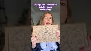 Thumbnail: November Fairyloot Adult Book Unboxing #booktube #booksubscription #fairylootunboxing