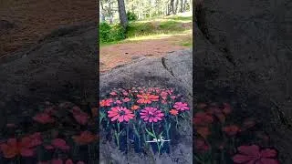 Thumbnail: A quick painting while on a family trip 🎨🖌❤....#art #painting #viral #nature #beautiful #viralreels