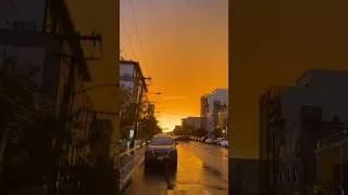 Thumbnail: right after a summer storm 🍊 #nyc #sunset #summer