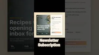 Thumbnail: 🍽️ Fresh & Tasty Newsletter Subscription using Node.js #nodejs #newsletter #coding