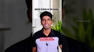 Thumbnail: Agentic AI with LLMOps live demo on Sunday. Enrol here: www.softwarelyf.in #artificialagents