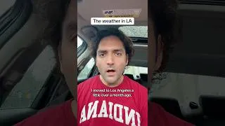 Thumbnail: Go IU btw ☔️ #la #weather #losangeles #rant #humor