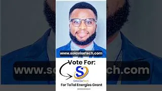 Thumbnail: How to Vote for SolaviseTech for ToTal Energies Grant#solavisetech #totalenergies #vote #competition