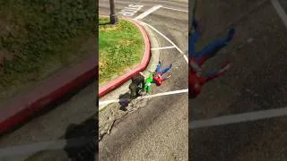 Thumbnail: GTA V FRANKLIN SAVE SPIDER-MAN & GREEN BABY #gta #shorts #shortviral