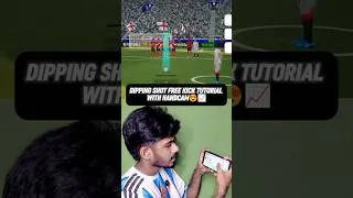 Thumbnail: Try it✅ Dipping FreeKick Tutorial With Hand cam 🥵😮‍💨