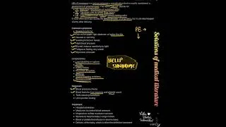 Thumbnail: HELLP SYNDROME || pre eclampsia #medical #help #nursing #shorts #trending #ytshorts