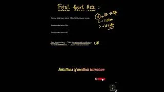 Thumbnail: Fetal heart rate || #medicaleducation #shorts #youtubeshorts #nursing #trending
