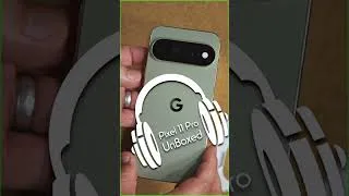 Thumbnail: Headphones on! Let's UnBox Pixel 11 Pro! #asmr #unboxing #android #google