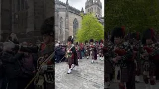 Thumbnail: Massed Bands at the Edinburgh Tartan Parade 2026 | Scotland. #shorts #pipers #highlander #viral