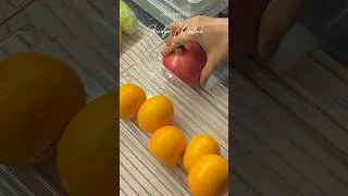 Thumbnail: Fridge Restock | ASMR 🍊🥦 #restock #fridgerestock #fridgeorganization #asmr #aesthetic #shorts