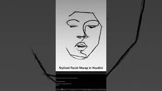 Thumbnail: Stylized Facial from Video Mocap in Houdini #facial #houdini #mocap