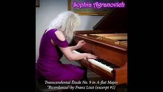 Thumbnail: Liszt: Transcendental Etude No.9 'Ricordanza' (Excerpt #1) - Sophia Agranovich