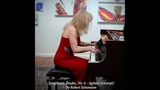 Thumbnail: Schumann: Symphonic Études: Étude No.6 - Agitato (excerpt) - Sophia Agranovich