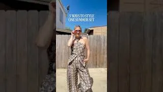 Thumbnail: 3 Ways to Style One Summer Matching Set | Capsule Wardrobe Outfit Ideas