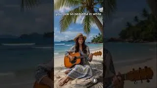 Thumbnail: Beautiful in White 🕊️ An acoustic whisper for your peaceful soul #shorts