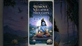 Thumbnail: Remove Negative Thoughts 🌙 | Krishna Bansuri for Night Calm & Inner Peace