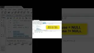 Thumbnail: Why != NULL Returns Nothing in SQL