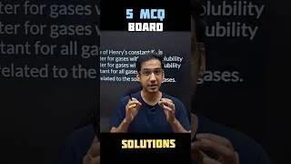 Thumbnail: Can you solve these 5 MCQs from Solutions chapter? class 12 chemistry
