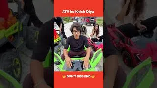 Thumbnail: ATV ko Khich Diya 😱 Sourav joshi vlog #shorts #youtubeshorts #atv