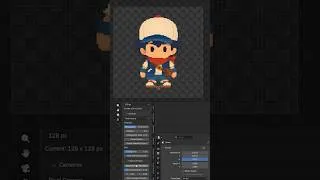 Thumbnail: Make #pixelart in #blender with one click! Works in the viewport!