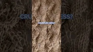Thumbnail: This Is What Blocking Does To Lace Knitting #sowoolly #knittingshorts #blockingknitting