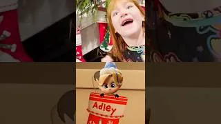 Thumbnail: Adley has a BABY ELF in her Stocking!!  a fun Christmas Morning surprise