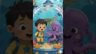 Thumbnail: 🐙 Wiggle, Little Octopus! | Underwater Song for Babies & Toddlers #Shorts
