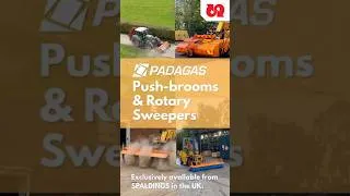 Thumbnail: Padagas Rotary Sweepers & Pushbrooms | Exclusively available from Spaldings in the UK  #sweepers