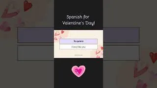Thumbnail: Spanish for Valentine’s Day!
