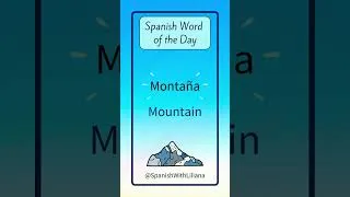 Thumbnail: Spanish word of the day (5)